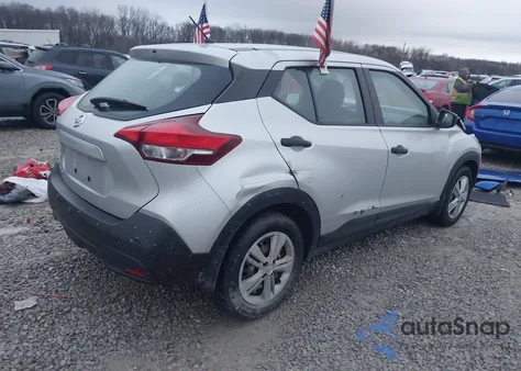 2020 Nissan Kicks S Xtronic Cvt z USA, uszkodzony, nr VIN 3N1CP5BV9LL541170